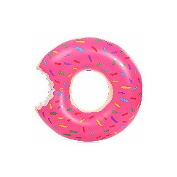 Koło Dmuchane dziecięce Donut 50cm różowe