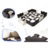 Puzzle piankowe mata kojec dla dzieci 25 elementów czarno-białe